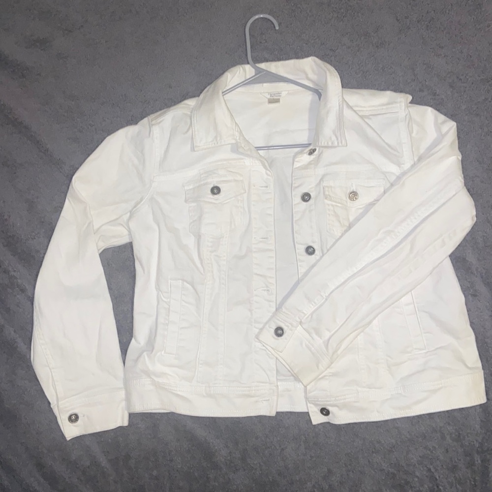 White Jean Jacket